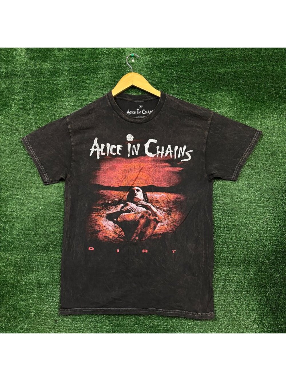 Alice In Chains Dirt Est 1987 Rock Band Mineral Wash T-Shirt Size Medium